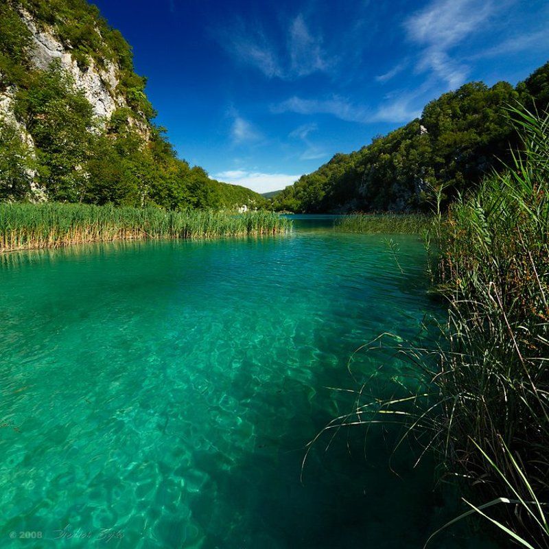 пейзаж, хорватия, плитвице, природа, заповедник Сказочное место фото превью