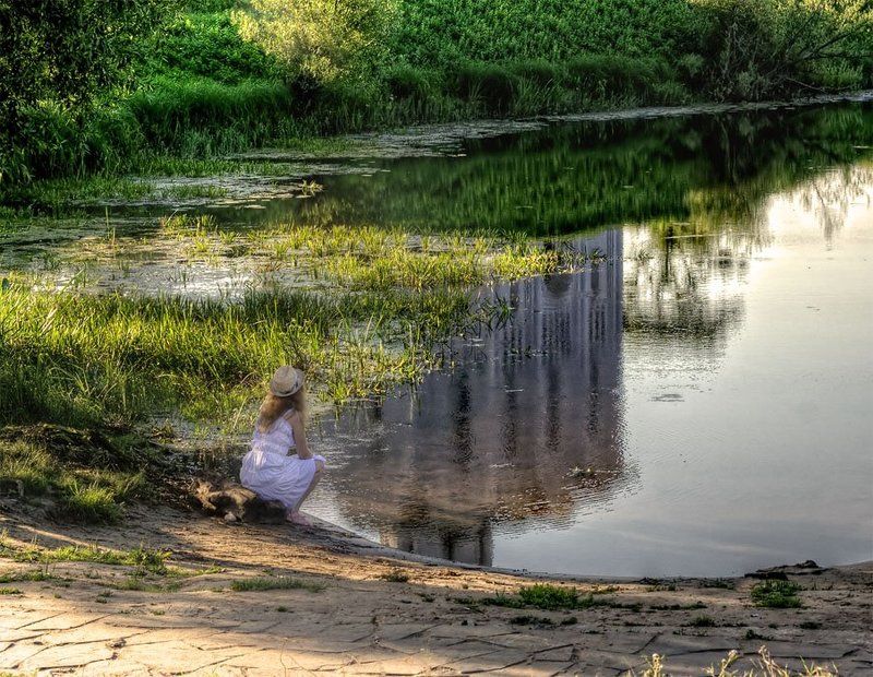 храм, покрова, на, нерли У подножияphoto preview