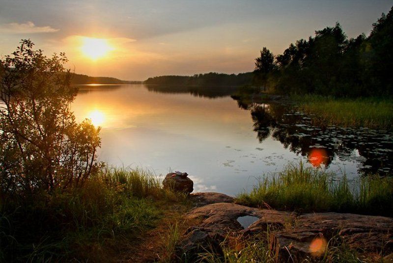 Закат на Любимовском фото превью
