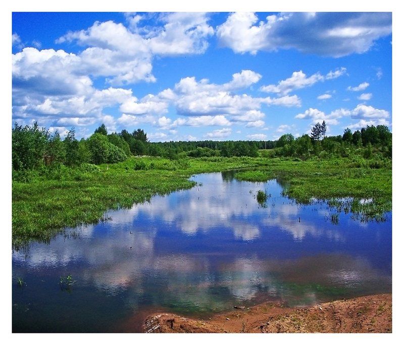 река,лето,небо,лето Истоки нашей рекиphoto preview