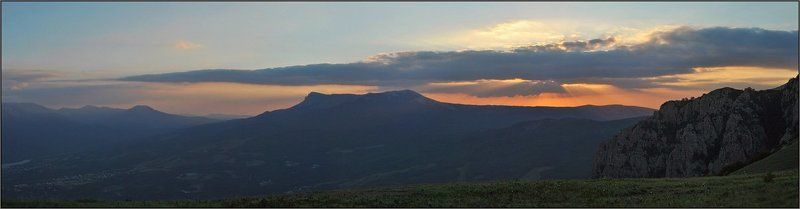 закат, гора чатыр-даг,крым Закатphoto preview