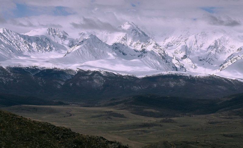 горный алтай ,северо-чуйский хребет,горы,весна.олег кулаков ^^^Северо-Чуйский хребет.photo preview