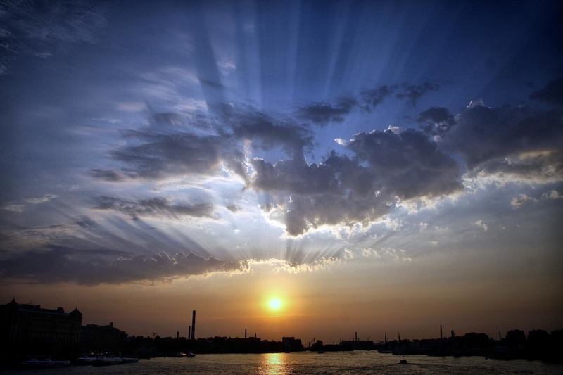 закат Один из закатов над Невой...photo preview