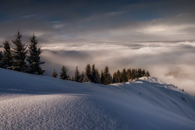 Горы, Зима, Кимасар, Туман Горные туманыphoto preview