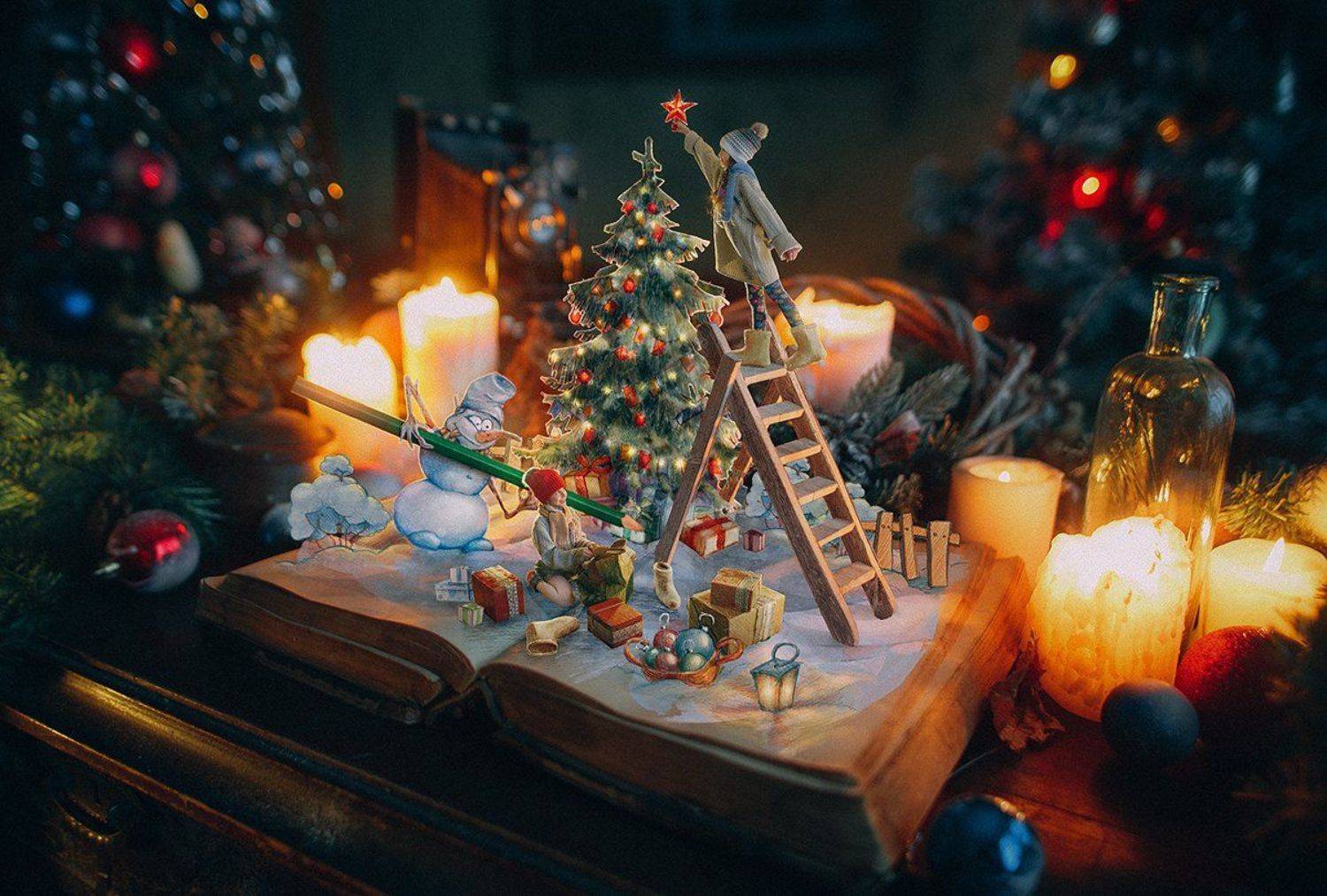 happy New Year. Автор: Рогожкин Дмитрий happy New Year ВЕСНУШКИ дети ретро желтый свет дети , Рогожкин Дмитрий