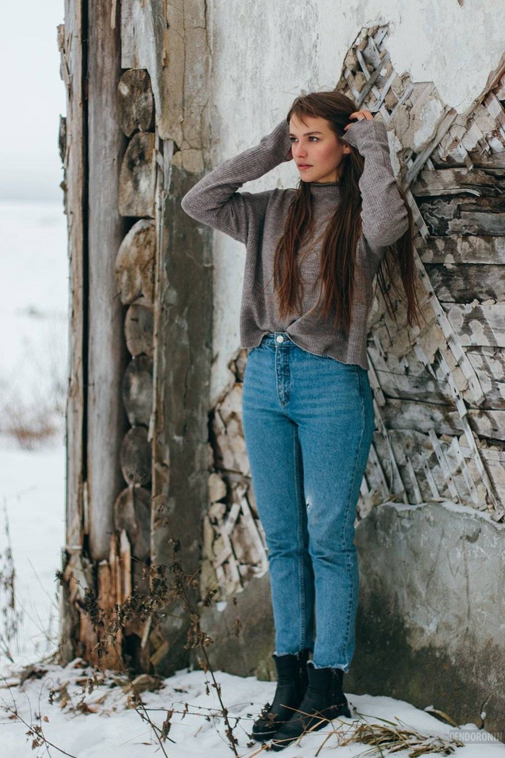 красота, красиво, девушка, модель, зима, снег, тверская область, портрет, beauty, beautiful, girl, model, snow, winter, portrait, Денис Доронин