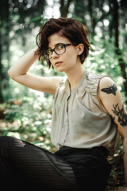 портрет девушка лето модель portrait art girl summer model Александраphoto preview