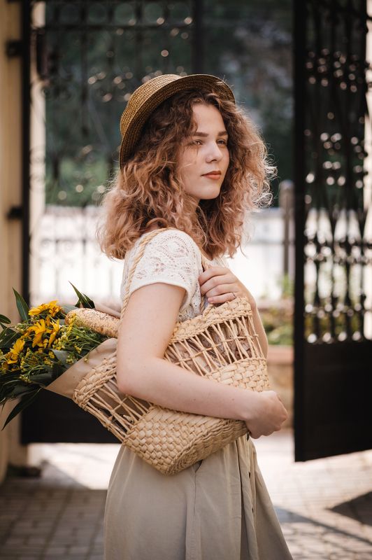 портрет девушка лето модель portrait art girl summer curly Света-кудряшкаphoto preview