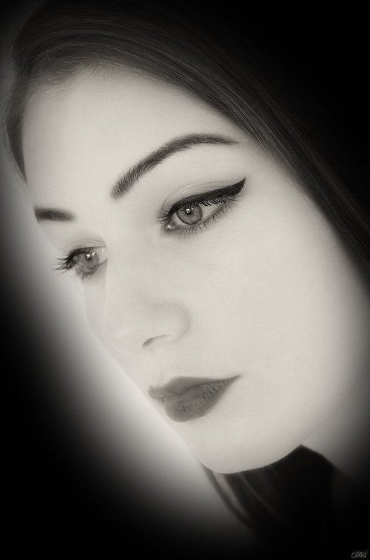 b&w, black, girl, photography, portrait, white, shade, pale, art, fine art, beauty, people, eyes, eye, beautiful, female, natural, natural light, A Whiter Shade of Palephoto preview