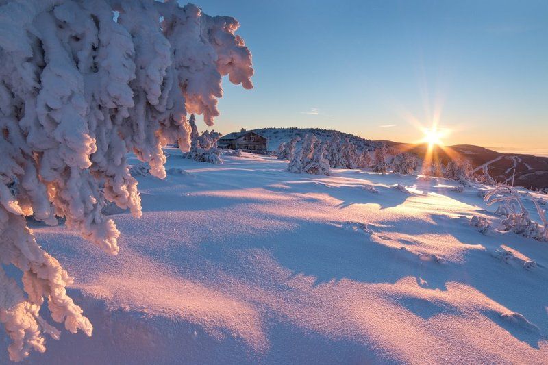 winter, snow, czech, chzechia, krkonoše, giant moutains Winter time..photo preview