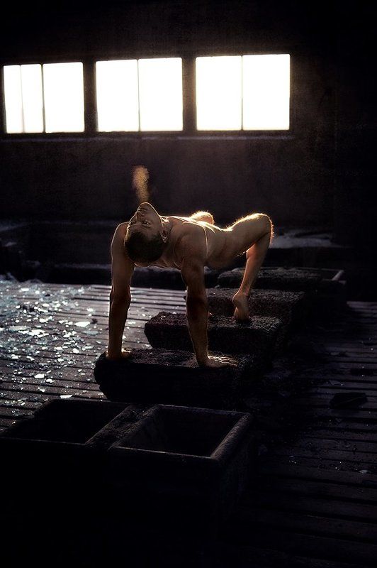 agony, metaphor, man, male, nude, body, cold, art, creative Agonyphoto preview