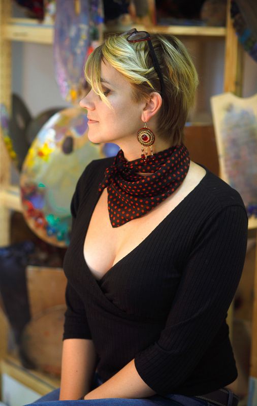 цвет, девушка, модель, портрет, портрет девушки, красотка, художественный портрет, фэшн, girl, model, beauty, fashion, art portrait, color Дарья фото превью