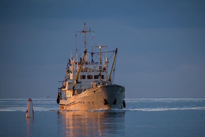 море, sea, корабль, закат, пзаж Бризphoto preview