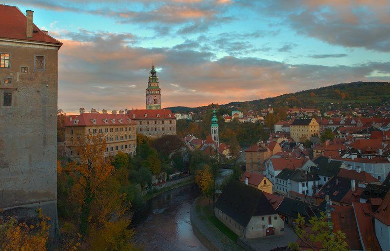 Вечерний Крумлов фото превью