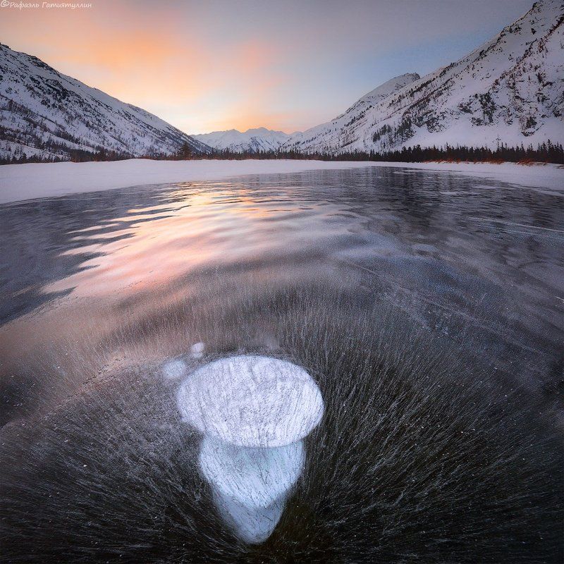 республика алтай, горный алтай, горы, мульта, озеро, зима \