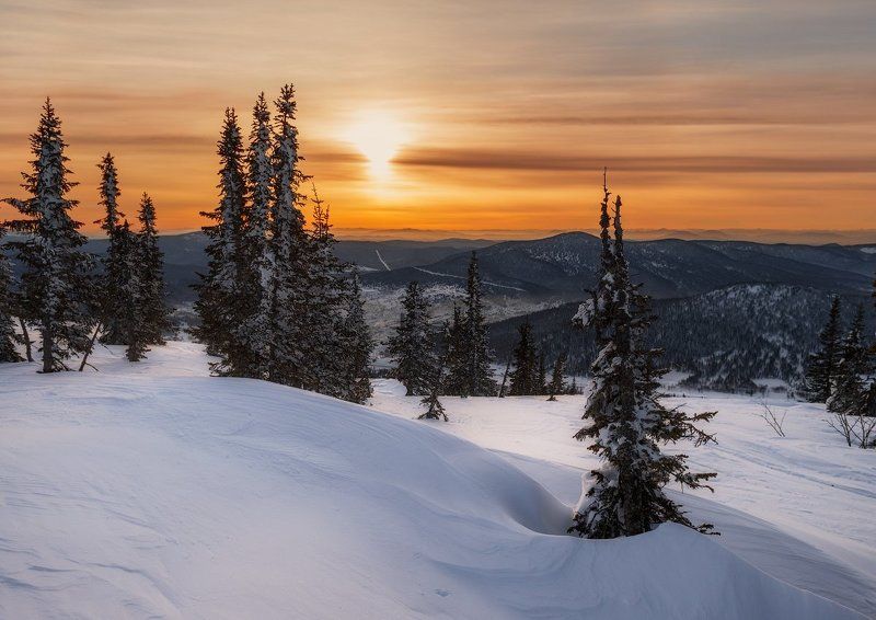 Шерегешский рассветphoto preview