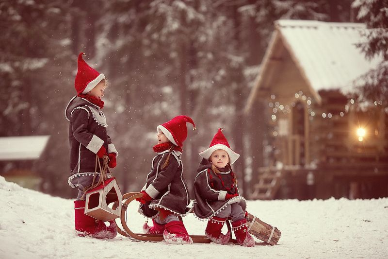 Зимний день гномов :)photo preview