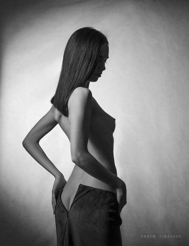 art, beauty, nude, print, portrait, vadym timashov, black and white *****photo preview