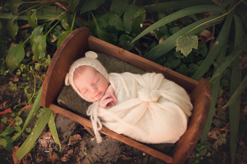 природа, outdoors, малыш, новорожденный,осень,спит Даня, 10 днейphoto preview