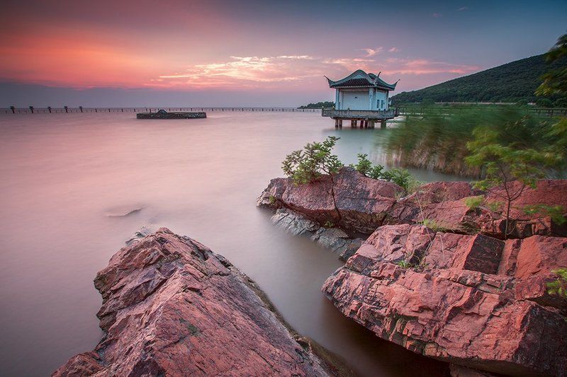 太湖 太湖日落photo preview