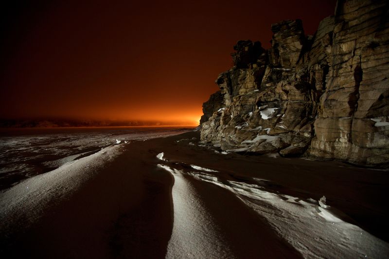 баян-аул., казахстан., жасыбай. Ночной Жасыбай.photo preview