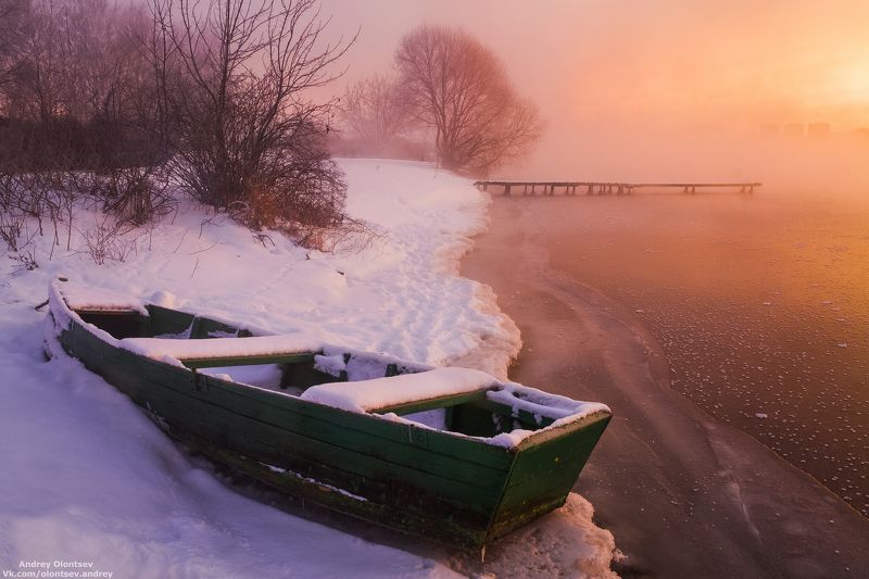 дубна, пейзаж, зима, рассвет, canon Чудесное утро.photo preview