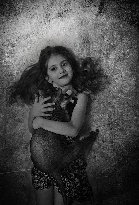 дети, Я и мой кот...photo preview