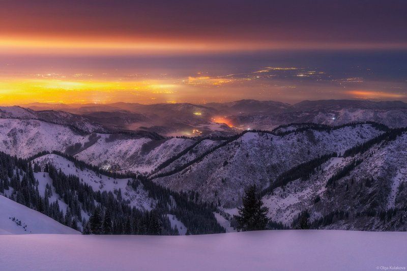 зима, ночь, город * * *photo preview