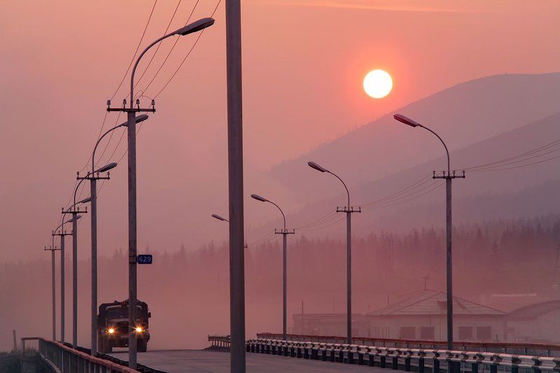 колыма, трасса, магаданская область На трассе. фото превью