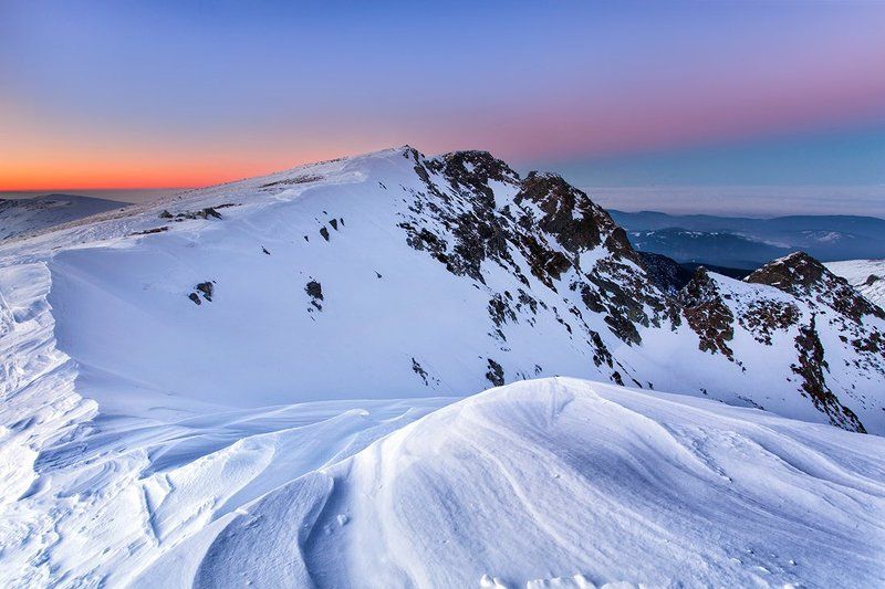 болгария, закат, горы Мальовицаphoto preview