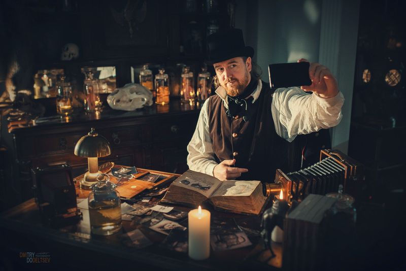 алхимик, селфи, бэкстейдж, алхимия, склянки, фотоаппарат Селфи...photo preview