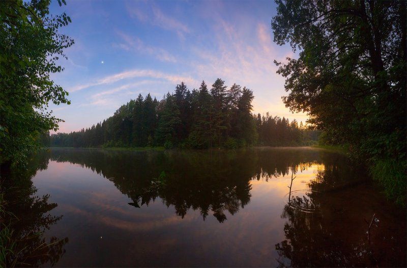 печерск, лес, озеро, могилев, беларусь Вечер тишиныphoto preview
