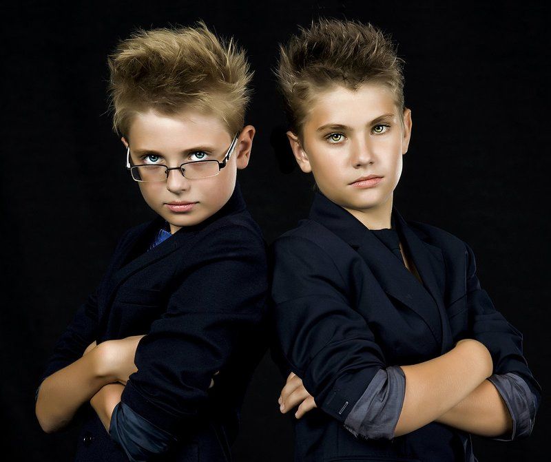 Мальчишки. Парный портрет.photo preview