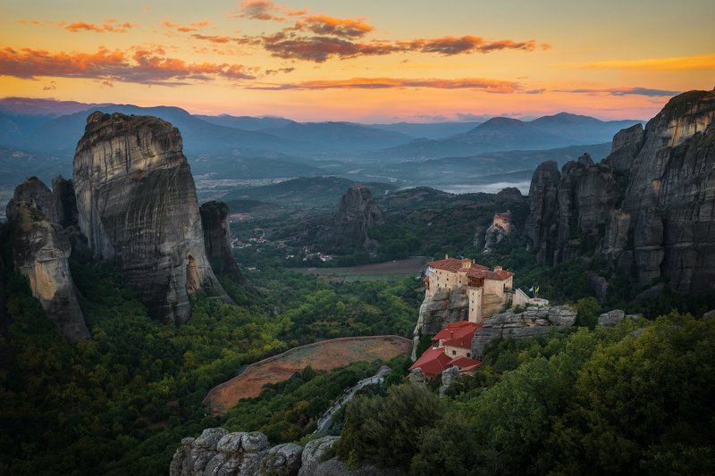 метеоры, греция, осень, утро , Meteora, Greece, fall, morning Autumn morningphoto preview