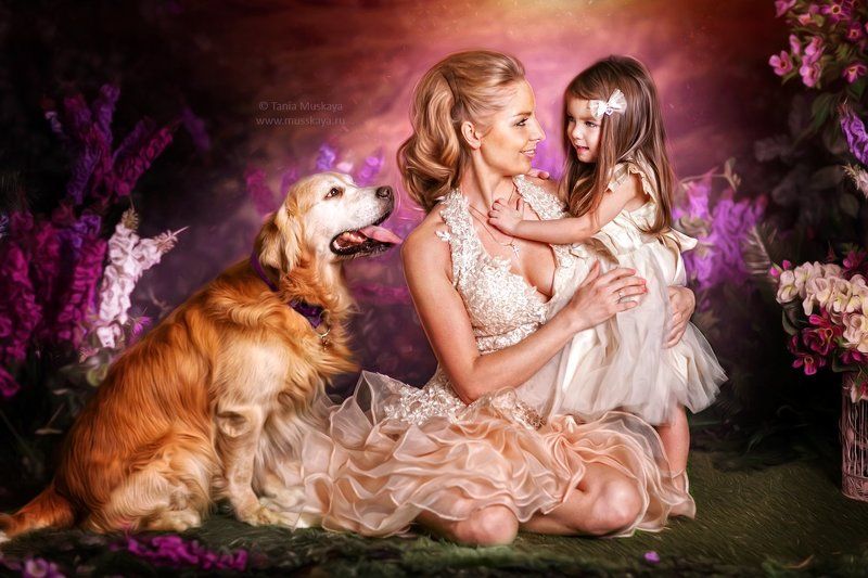 фотосессия с собакой Лавандовые историиphoto preview