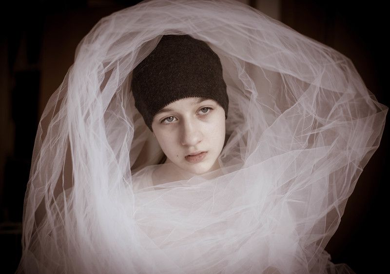 #girl #beautiful #picture #portrait #linakoziphotoart Sadness...photo preview