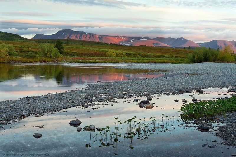 полярный урал, большая пайпудына, вечер Рай-Из.photo preview