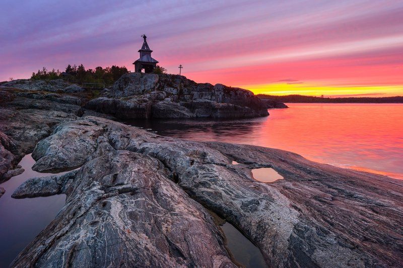 карелия, ладога, белые ночи,  Белые ночи на Ладоге.photo preview