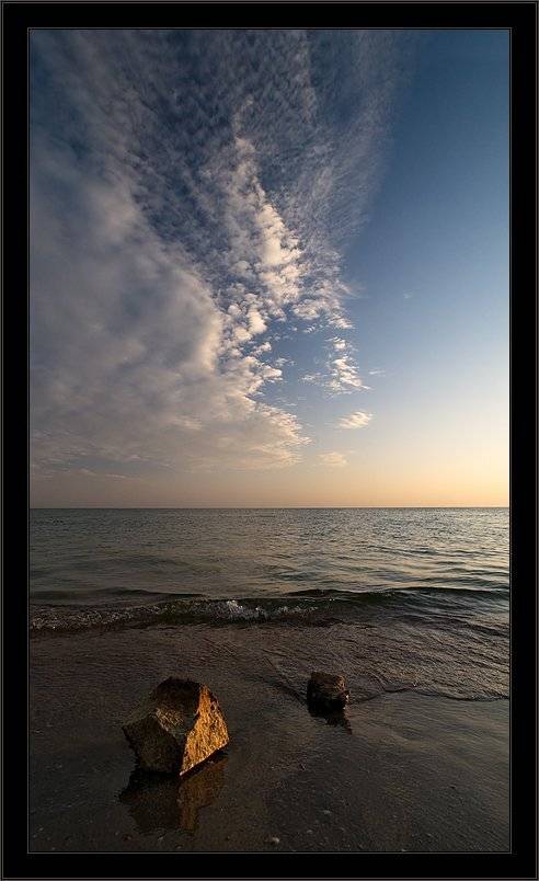 Крымская вечерняя зарисовка. Автор: Kirill Shapovalov крым, море, вечер, камушки, Kirill Shapovalov