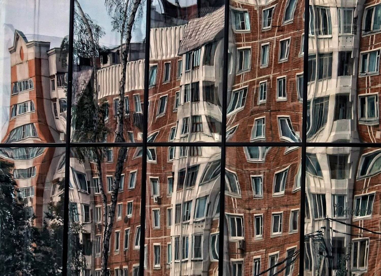 электросталь, город, отражение, Nateletro