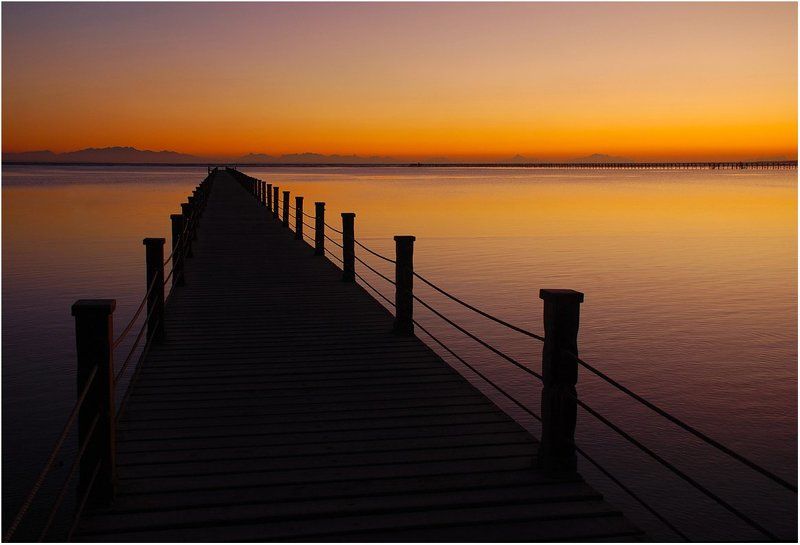 утро, рассвет, пирс, море_красное, синай Дорога из Ночи в Деньphoto preview