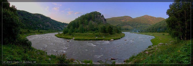 панорама, река, река песчаная ..река Пенроуза..photo preview