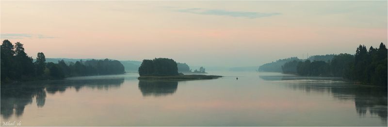 вуокса, река, утро Вуокса в утренние часыphoto preview