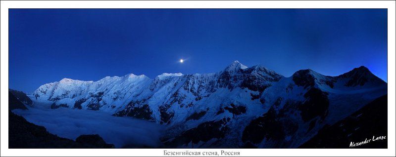 кавказ, горы, безенги Безенгийская стенаphoto preview