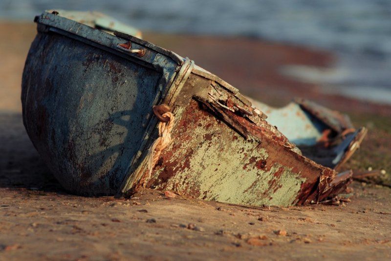 лодка, кораблекрушение, берег, балтика, петербург Naufragephoto preview