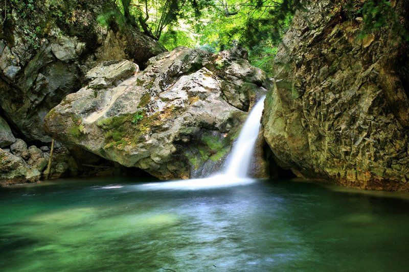 водопад, горная река Горная рекаphoto preview