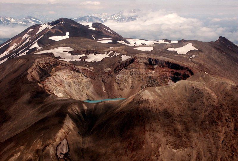 камчатка, вулкан, шемячик, фирновое, озеро *photo preview