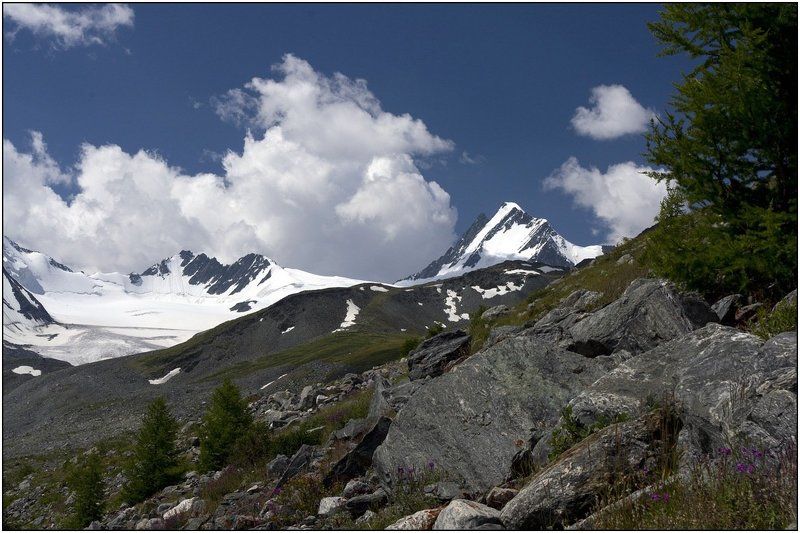 алтай, талдуринский ледник, иикту. В верховьях Талдуры.photo preview