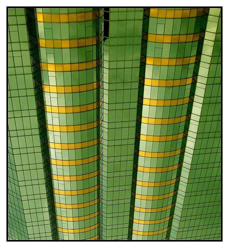 hong kong,china Green Geometryphoto preview