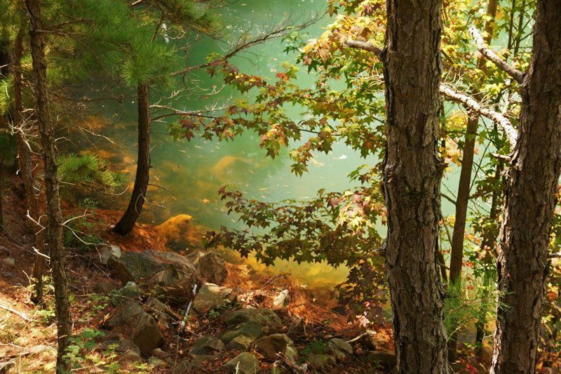 пейзаж, озеро, осень, лес Осенняя сказкаphoto preview